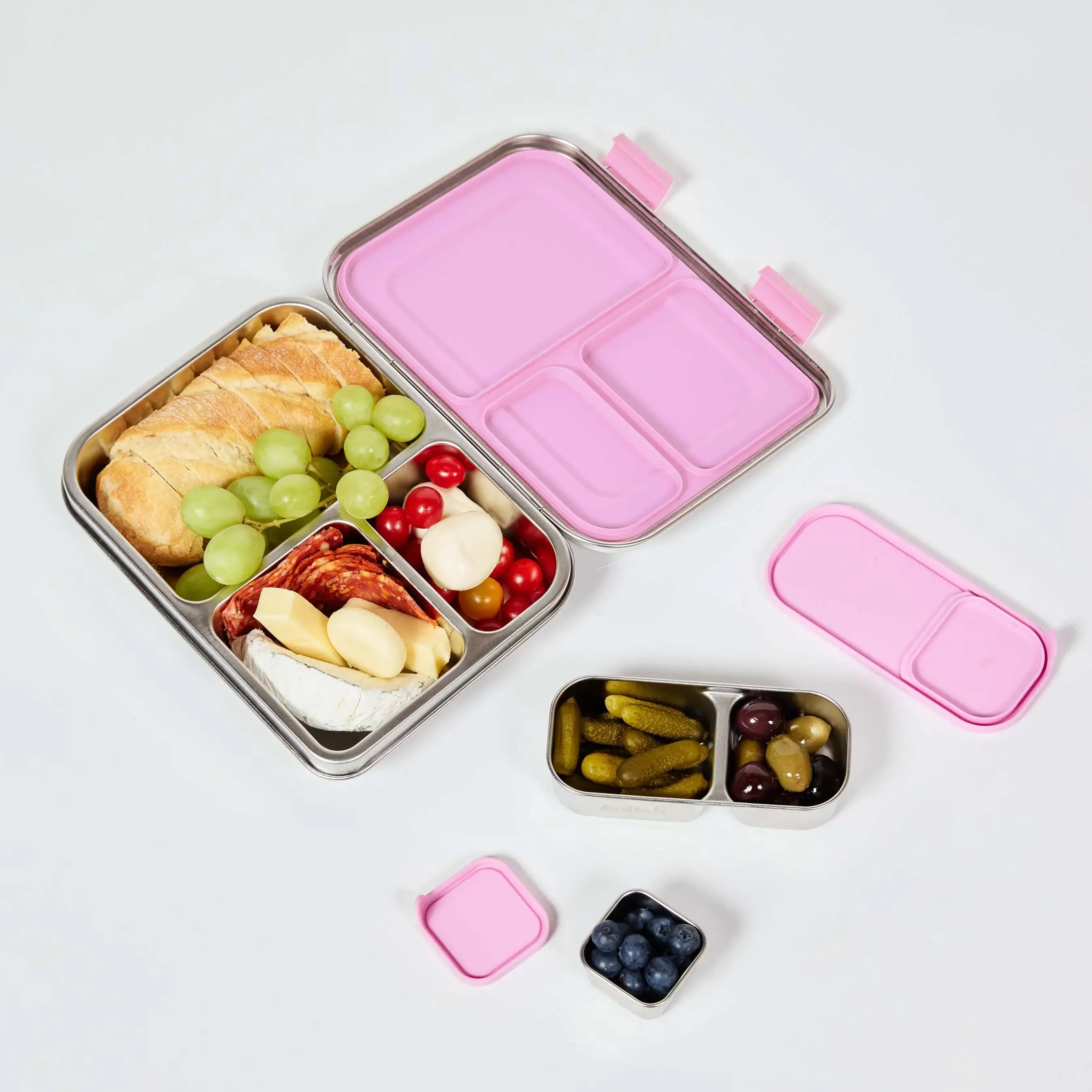 Bento Box Stainless Steel Rose - Image 2