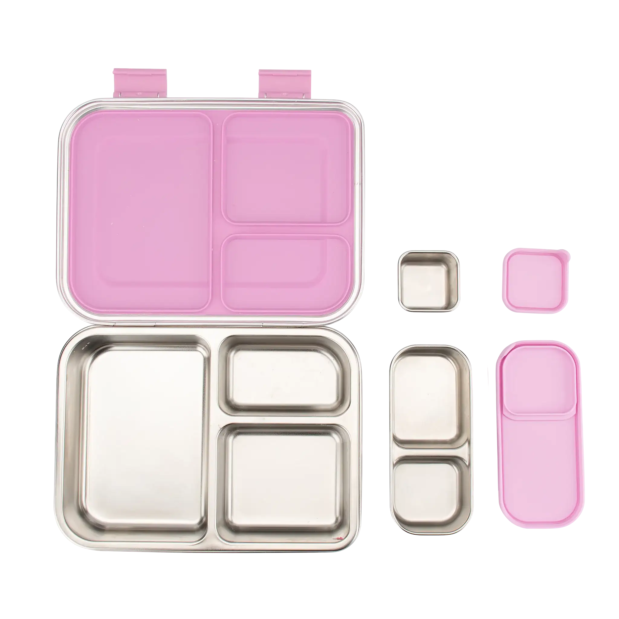 Bento Box Stainless Steel Rose - Image 3