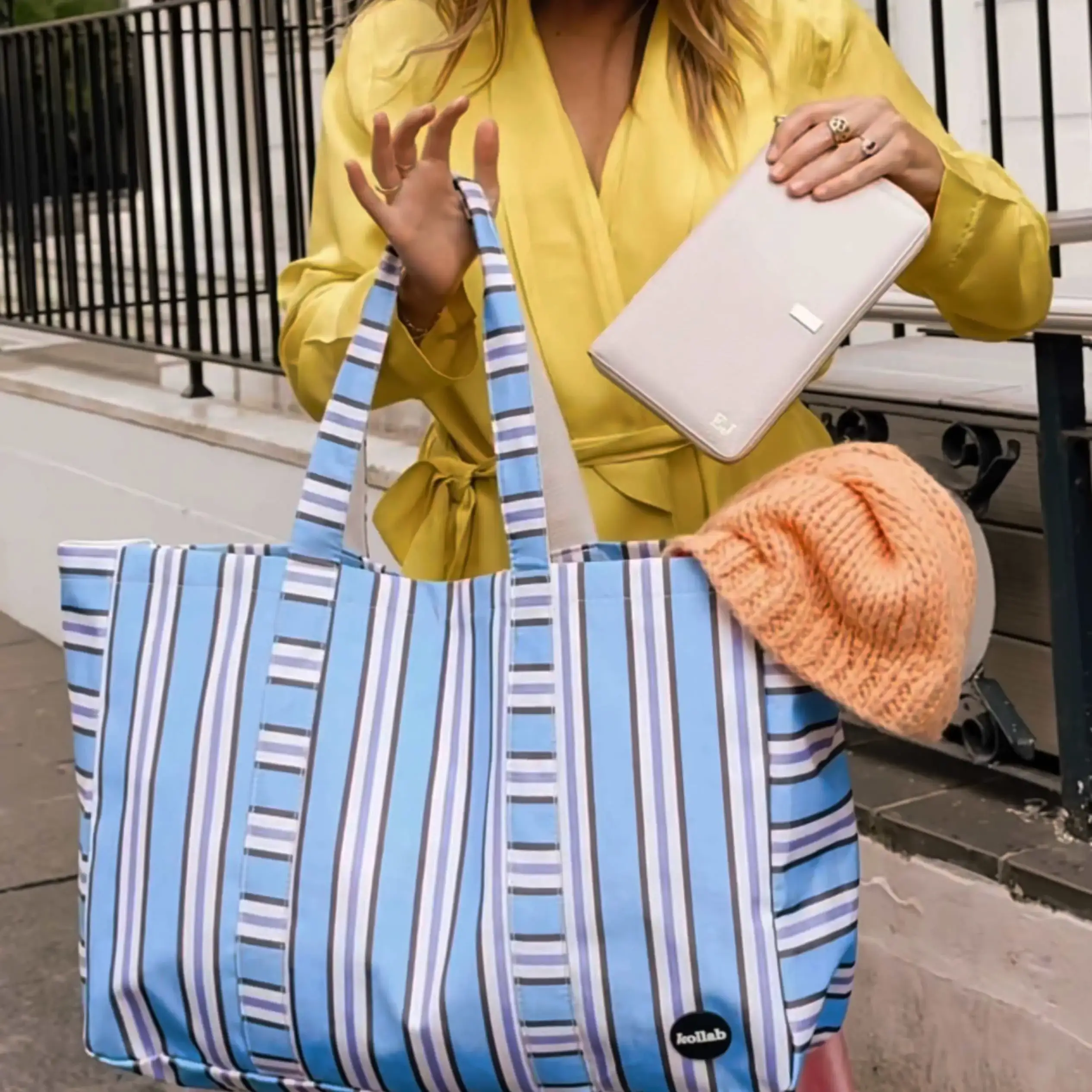 Carryall Cargo Choc Blue Stripe - Image 3