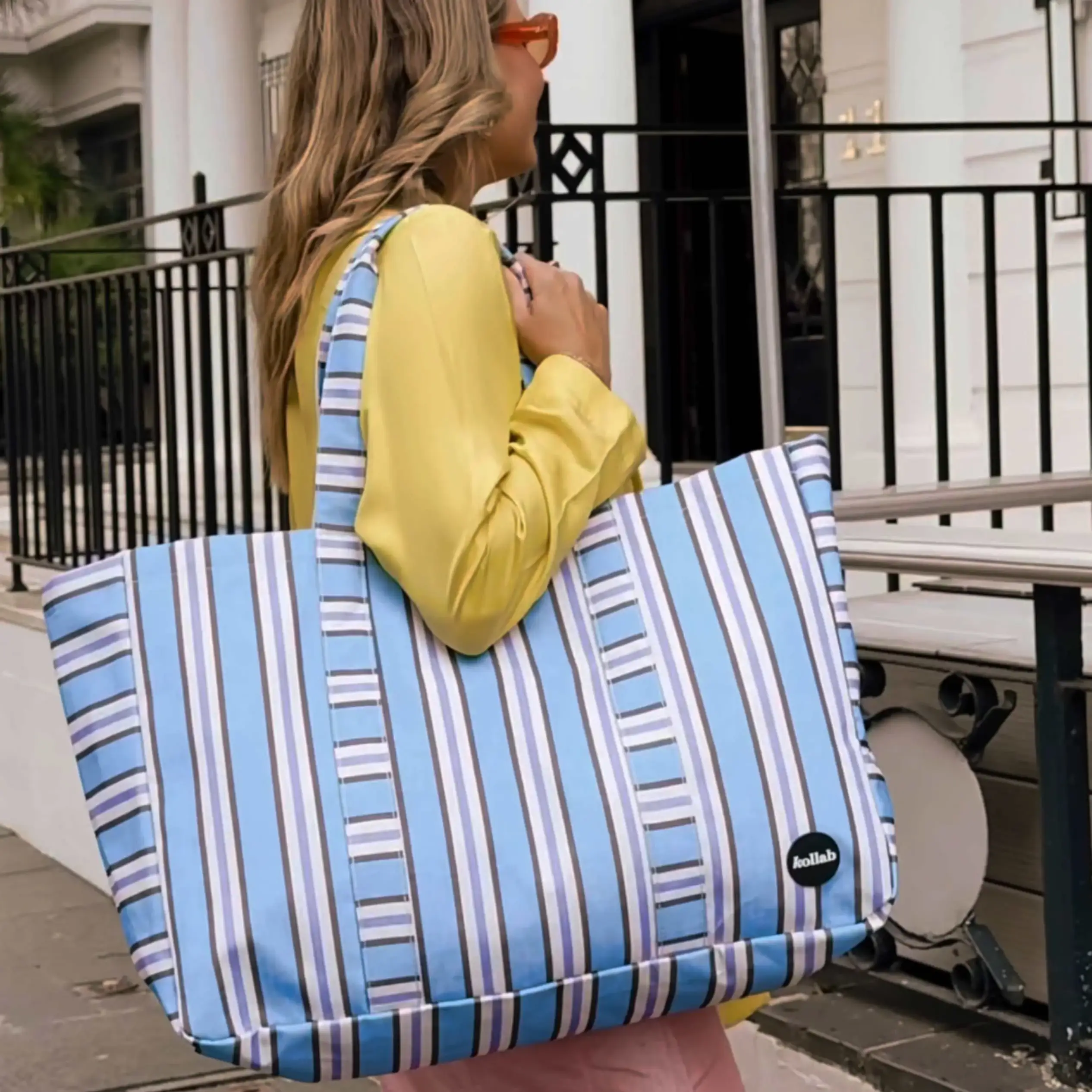 Carryall Cargo Choc Blue Stripe - Image 5