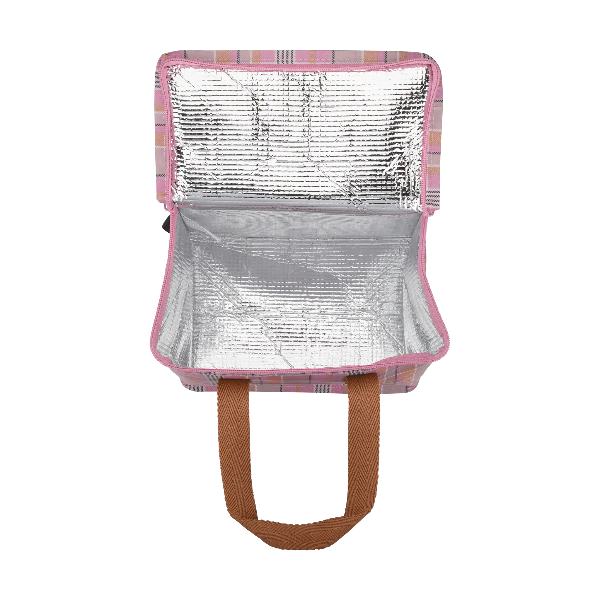 Cooler Bag Pink Blanket Check - Image 3