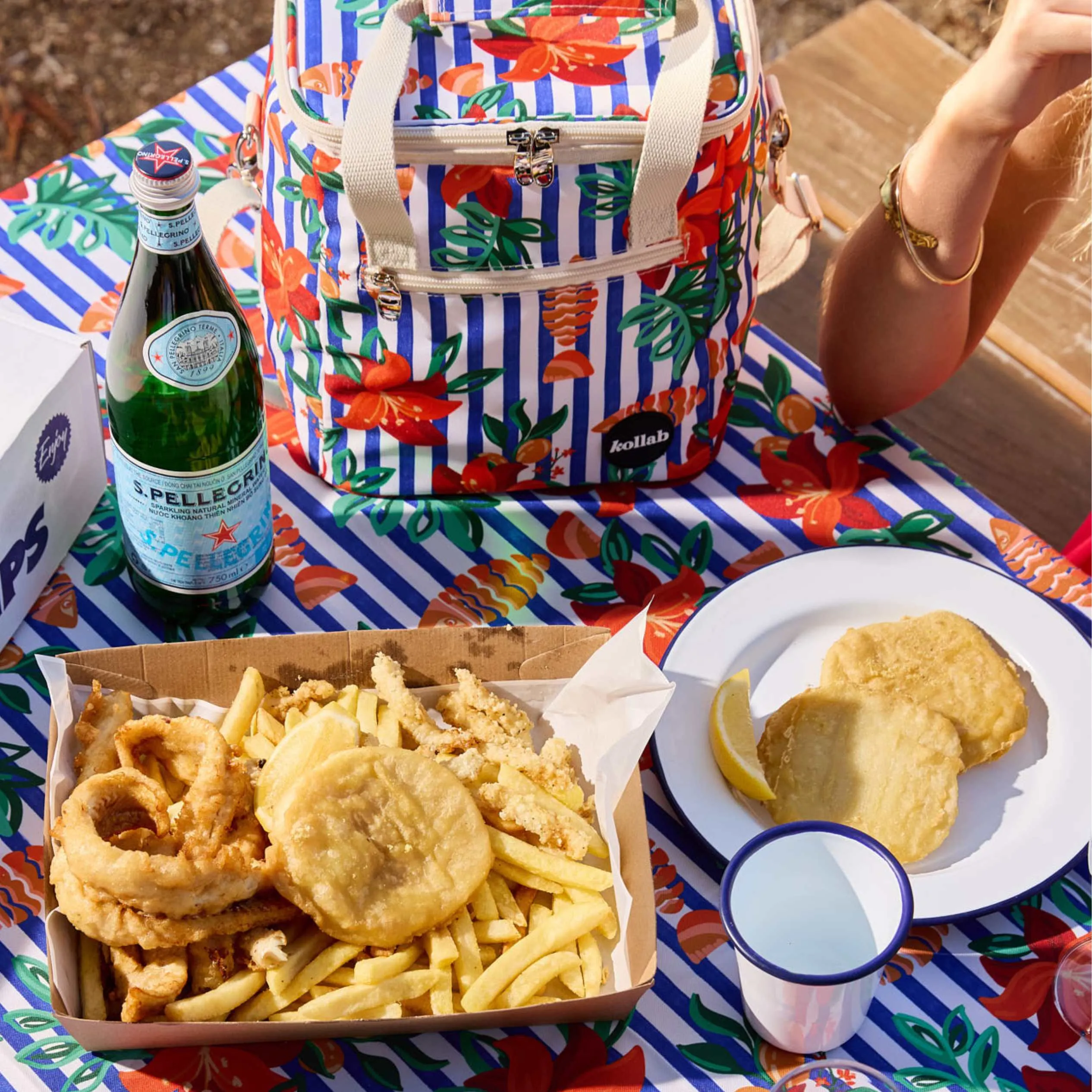 Fringed Tablecloth Mykonos - Image 4