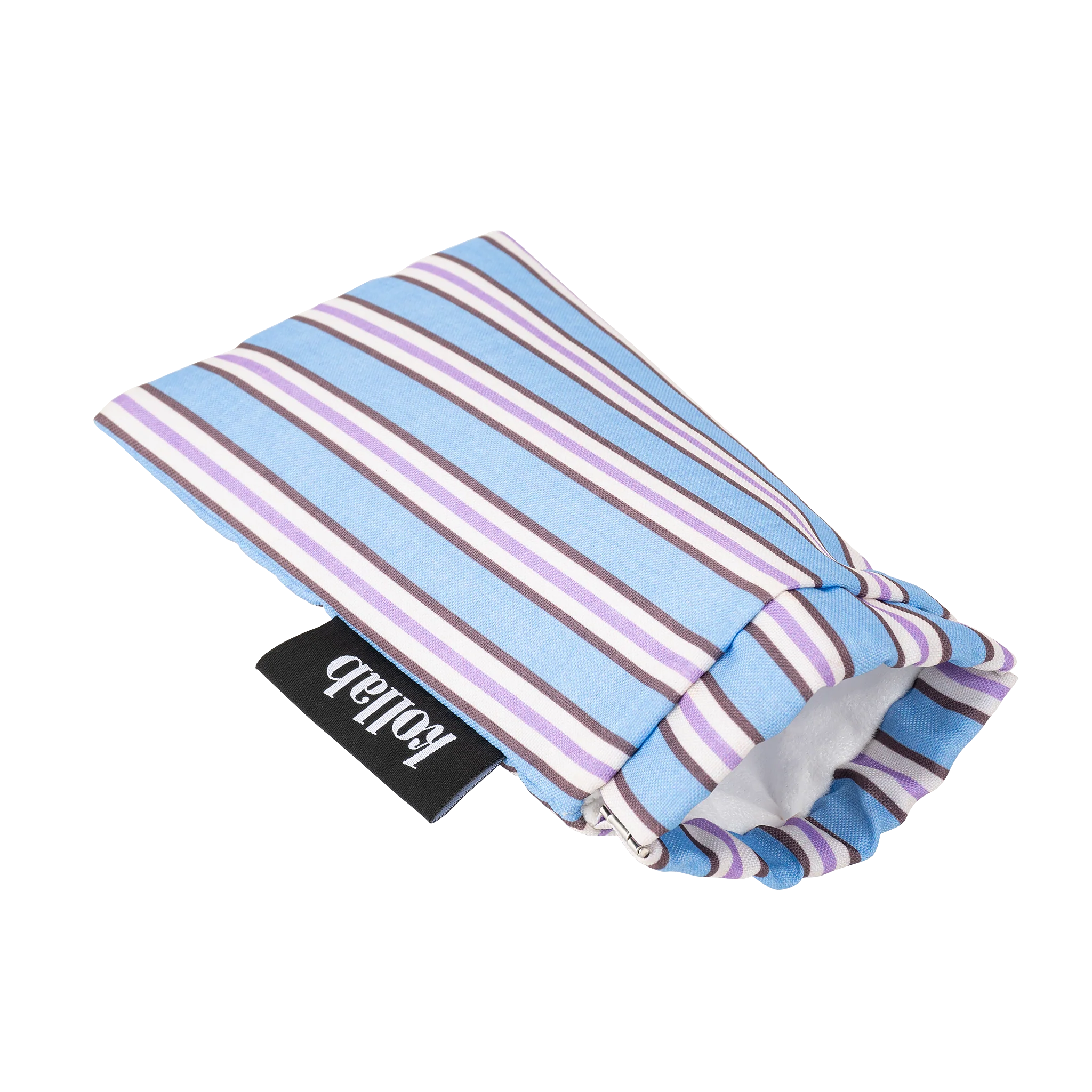 Glasses Case Choc Blue Stripe - Image 2