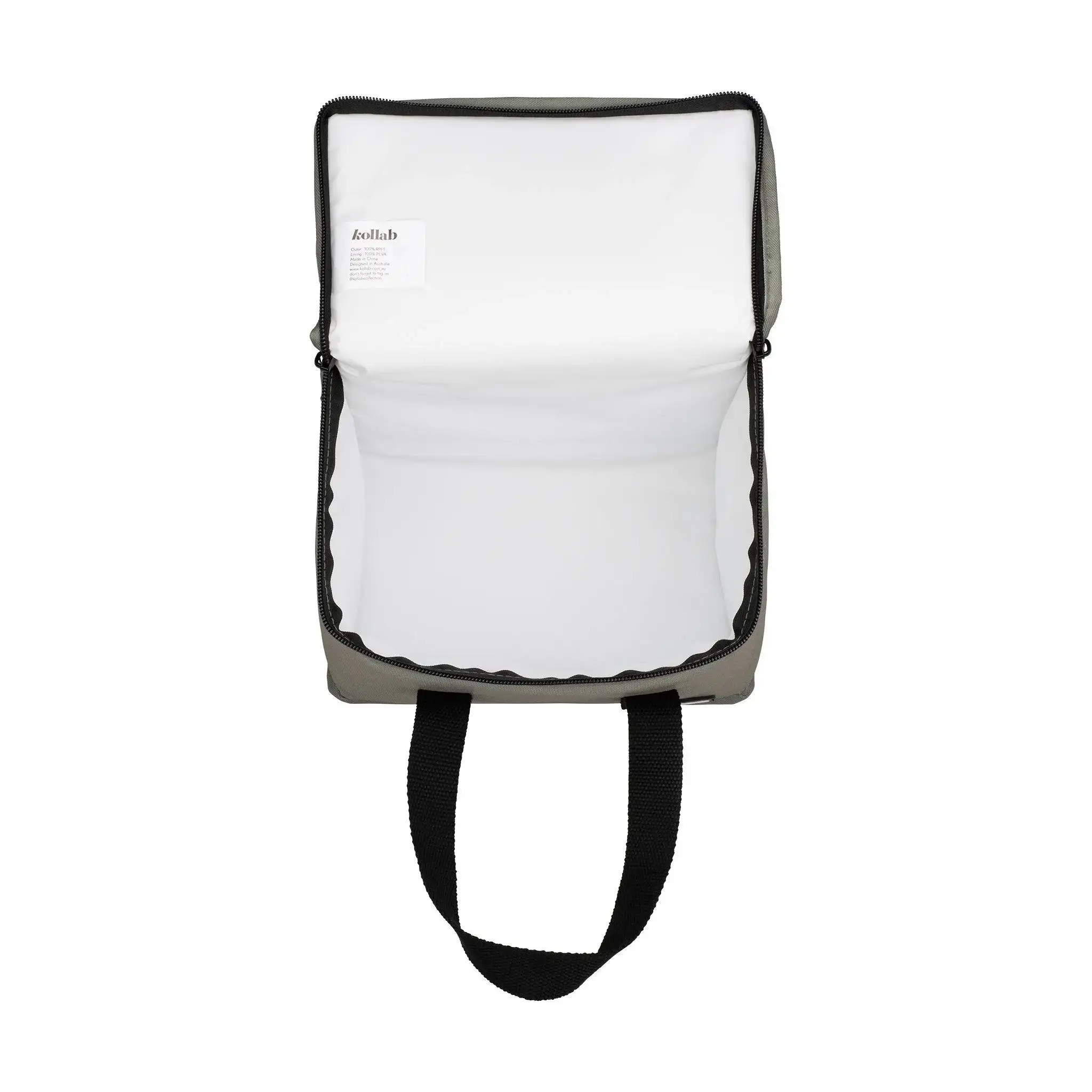 Lunch Bag Khaki Black - Image 3