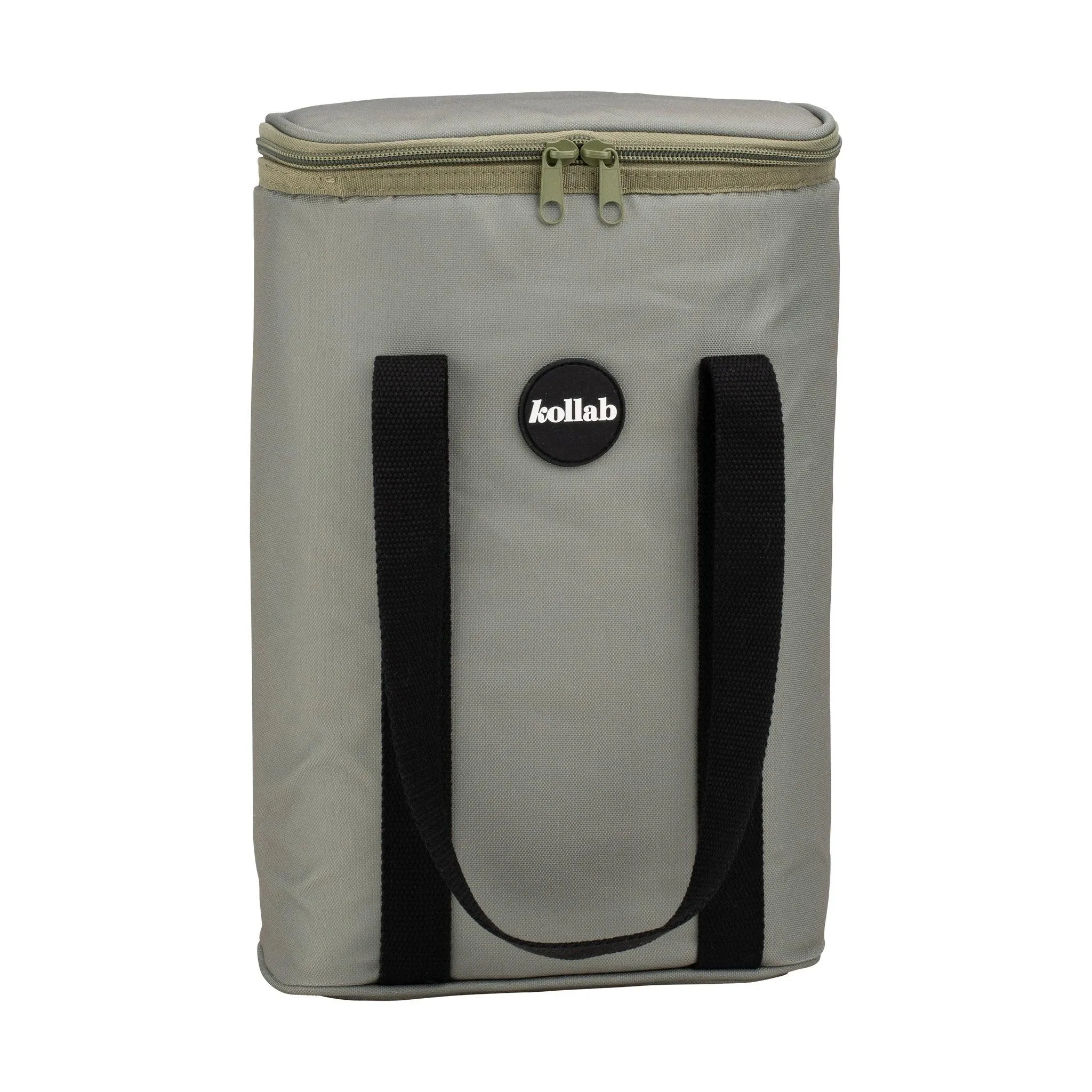 Wine Cooler Bag Khaki Black - Image 3