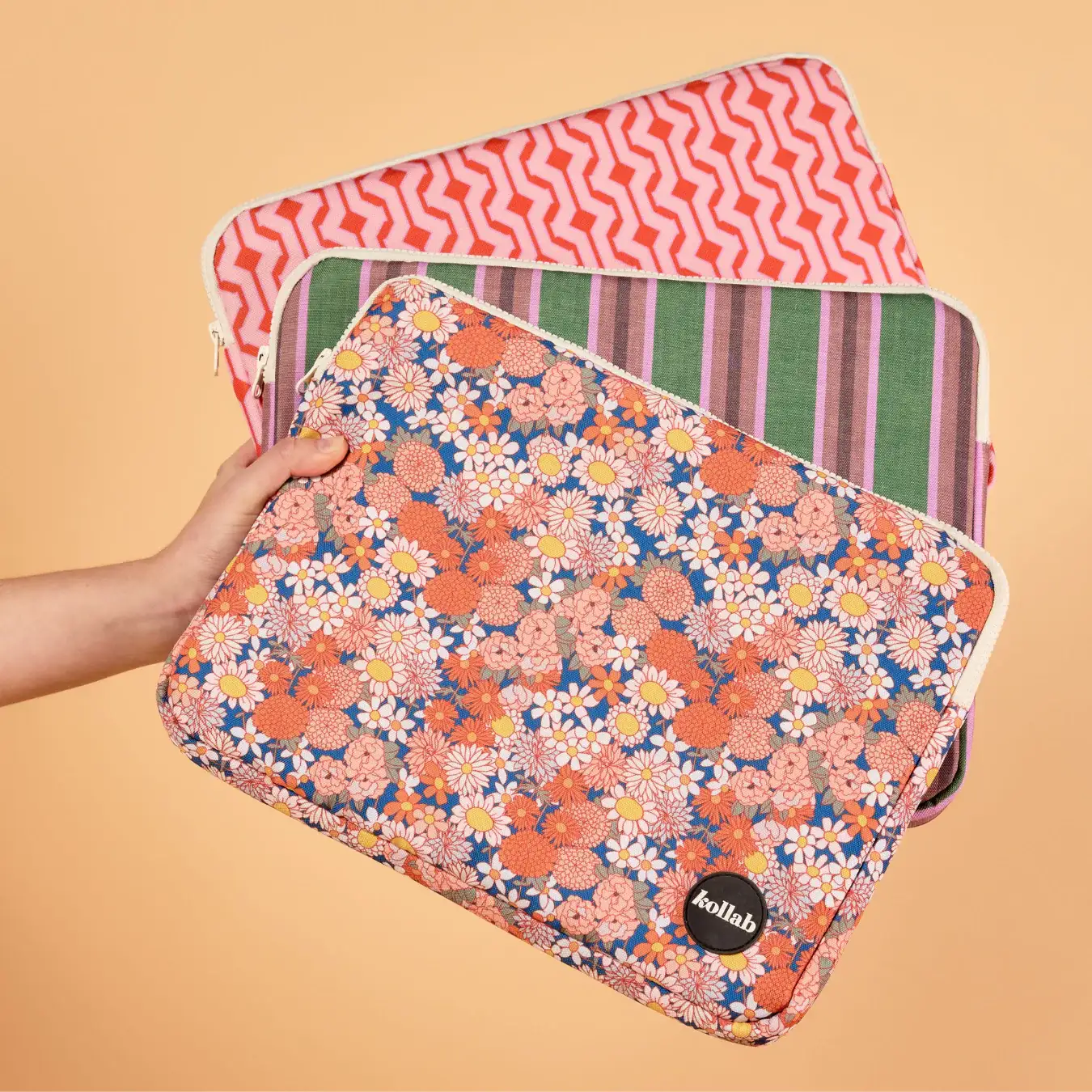 Laptop Case Cherry Zig Zag - Image 3