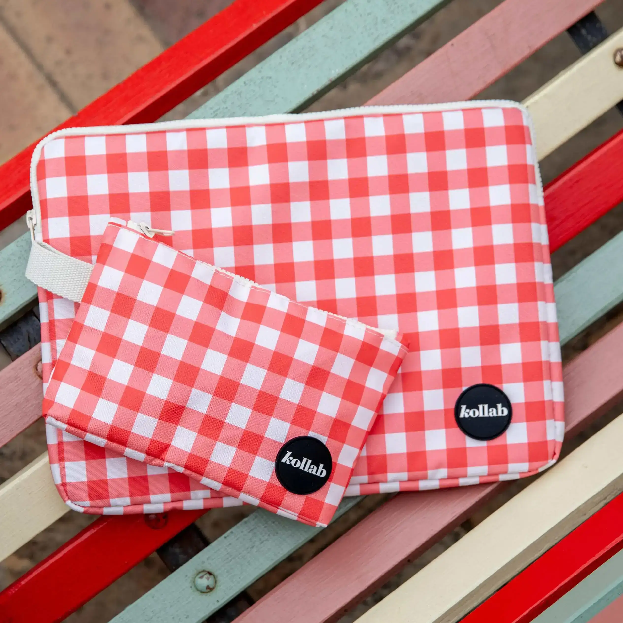 Laptop Case Red Check - Image 3