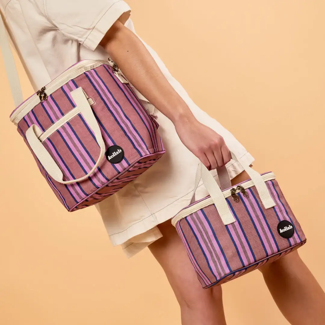 Lunch Bag Mulberry Lines - Image 4