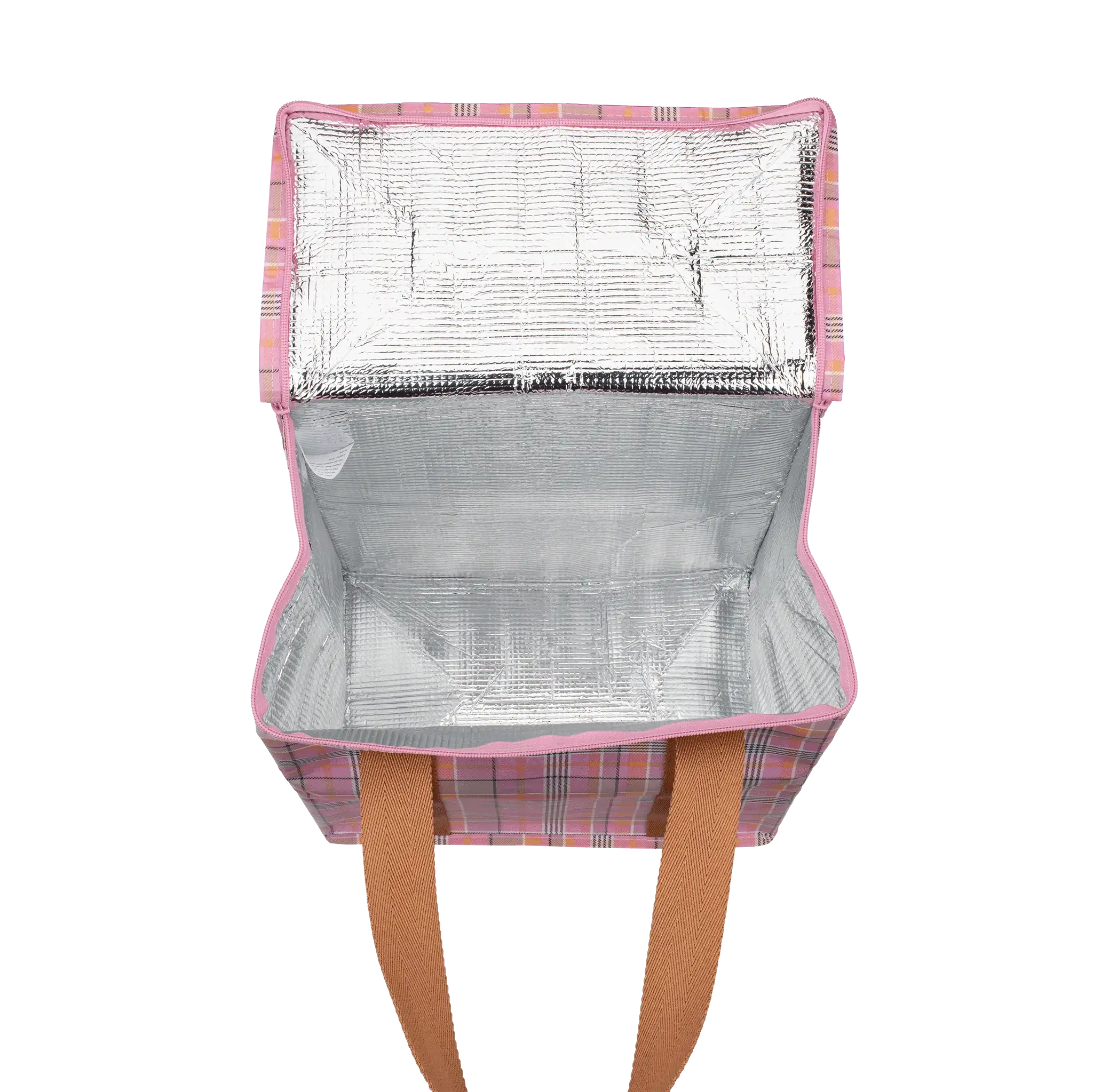Lunch Bag Pink Blanket Check - Image 5