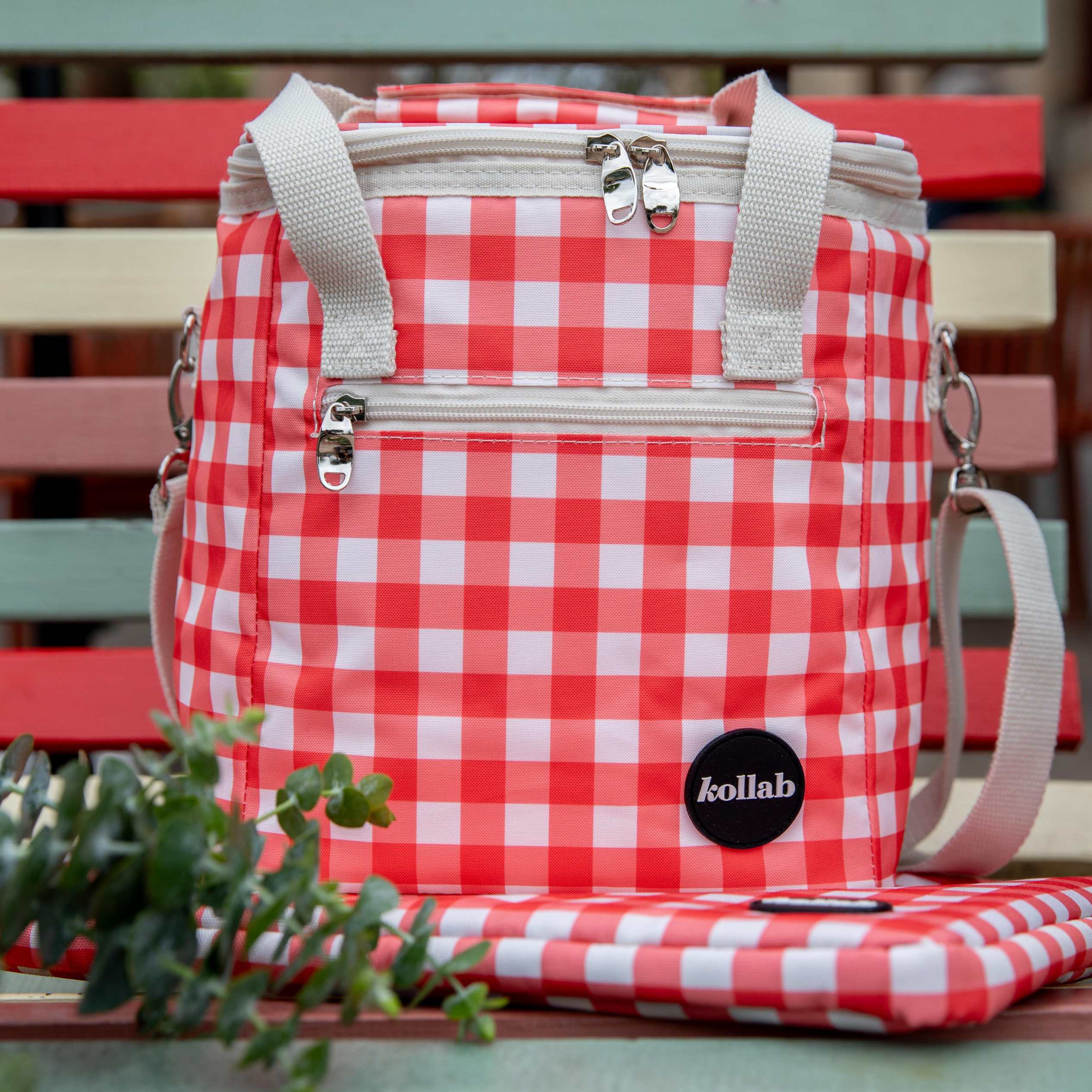 Mini Cooler Red Check - Image 2