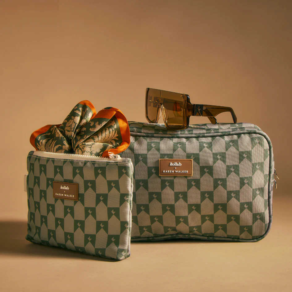 Mini Pouch Kollab x Karen Walker Sage Monogram - Image 2