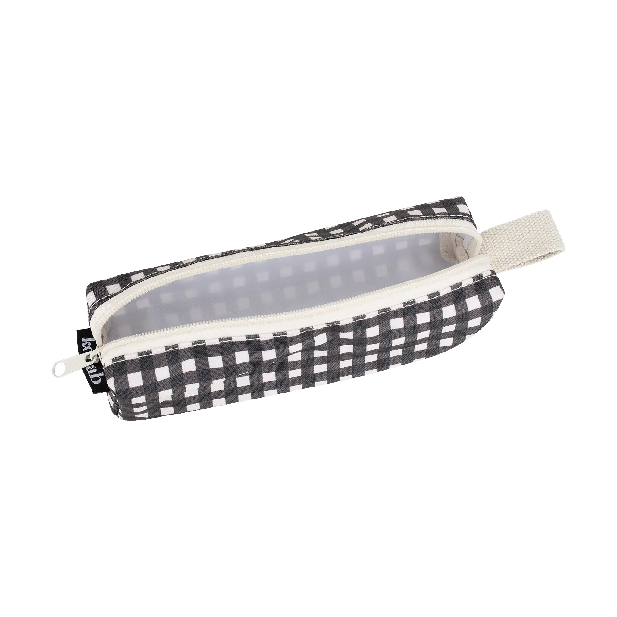 Pencil Case Black Check - Image 2