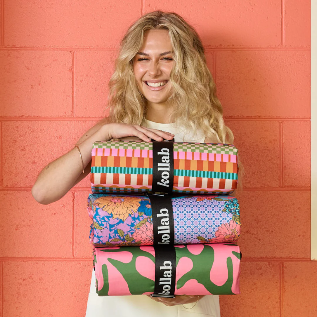 Picnic Mat Blocks and Stripe - Image 2
