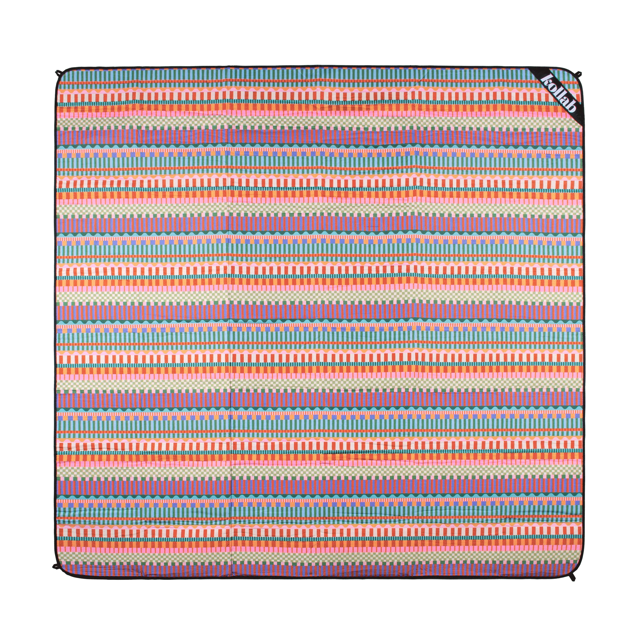 Picnic Mat Blocks and Stripe - Image 3