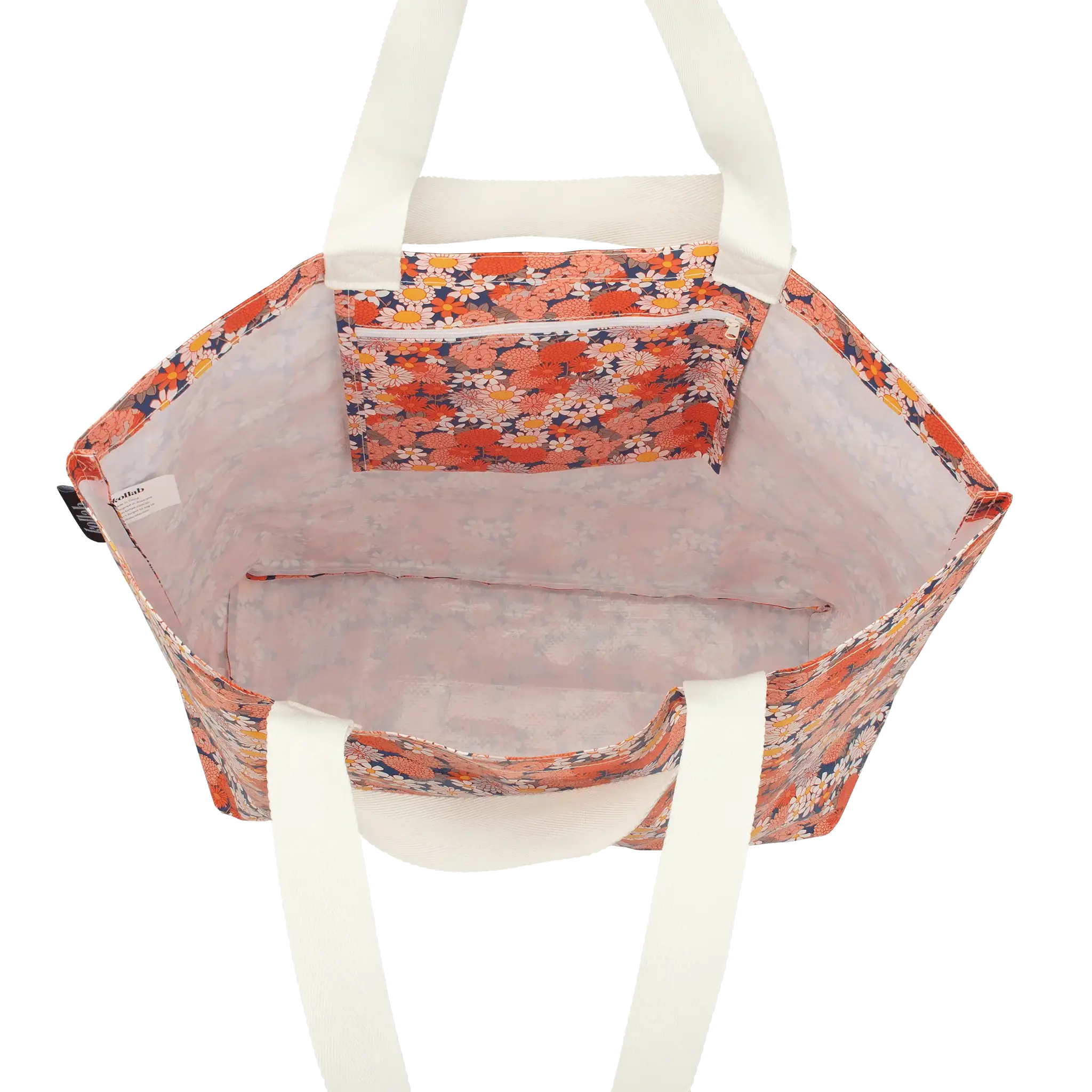 Shopper Tote Field of Flowers - Image 4
