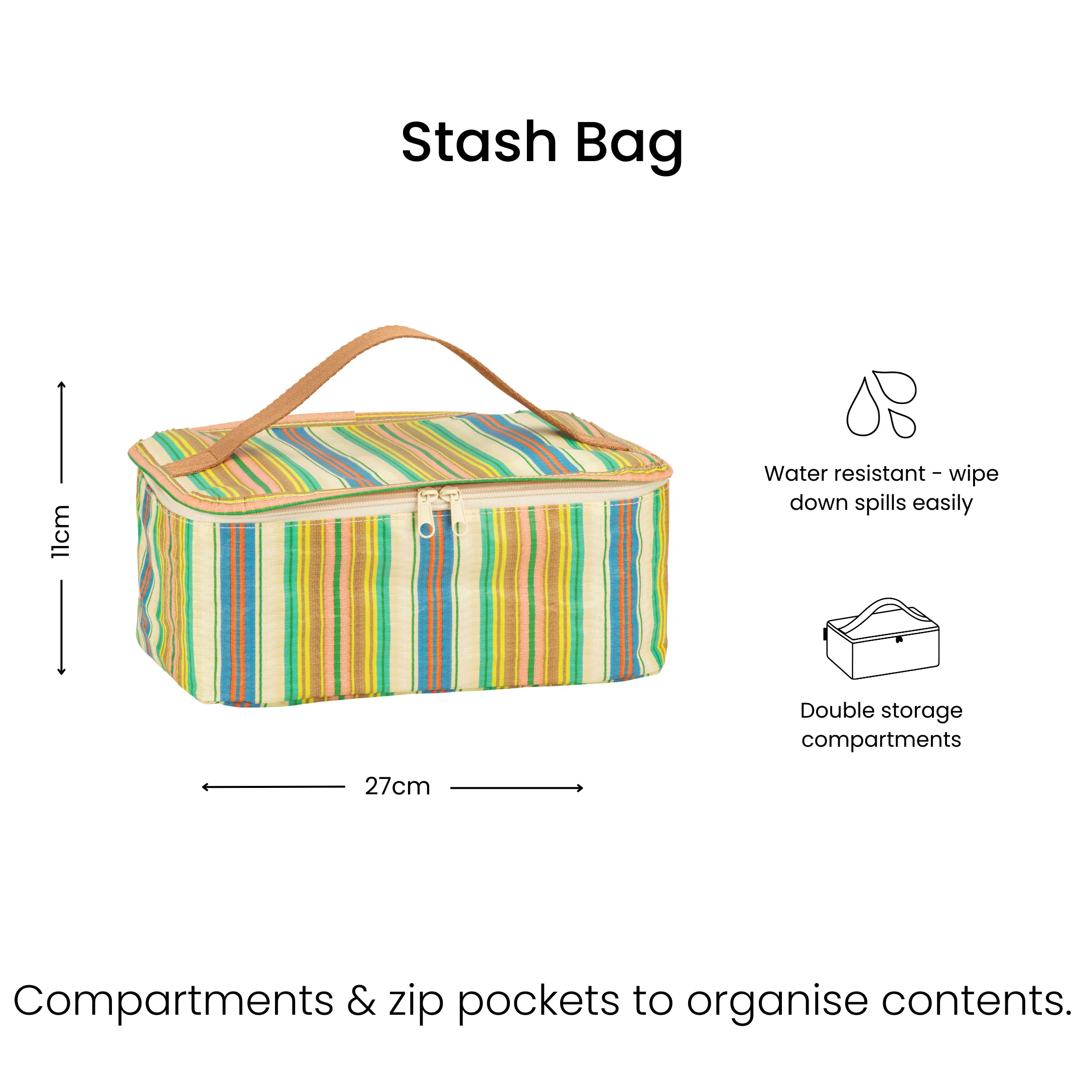 Toiletry Stash Bag Positano - Image 3