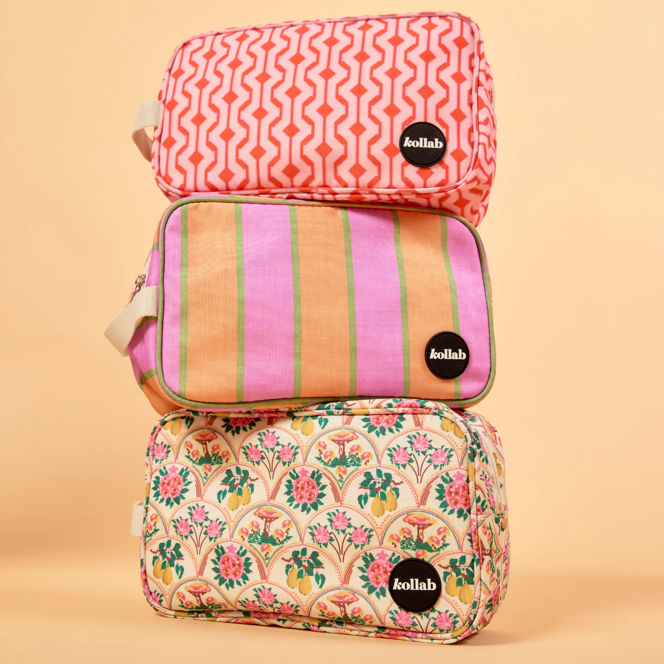 Travel Bag Cherry Zig Zag - Image 2