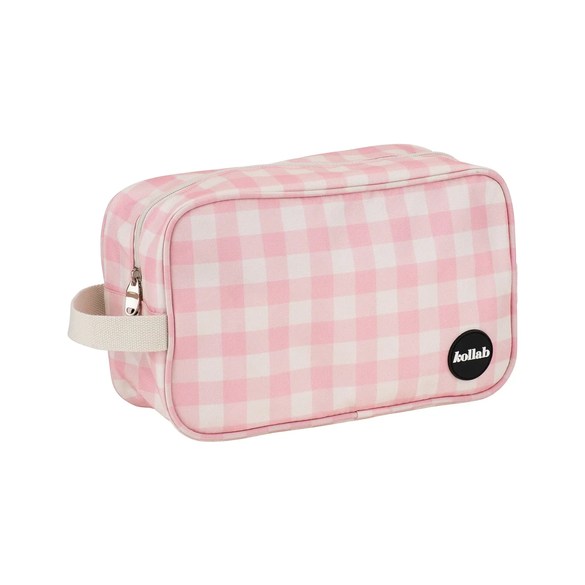 Travel Mini Candy Pink Check - Image 4