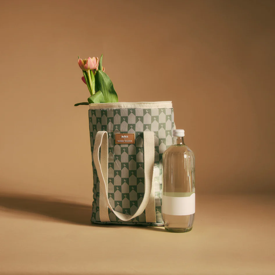 Wine Cooler Bag Kollab x Karen Walker Sage Monogram - Image 2