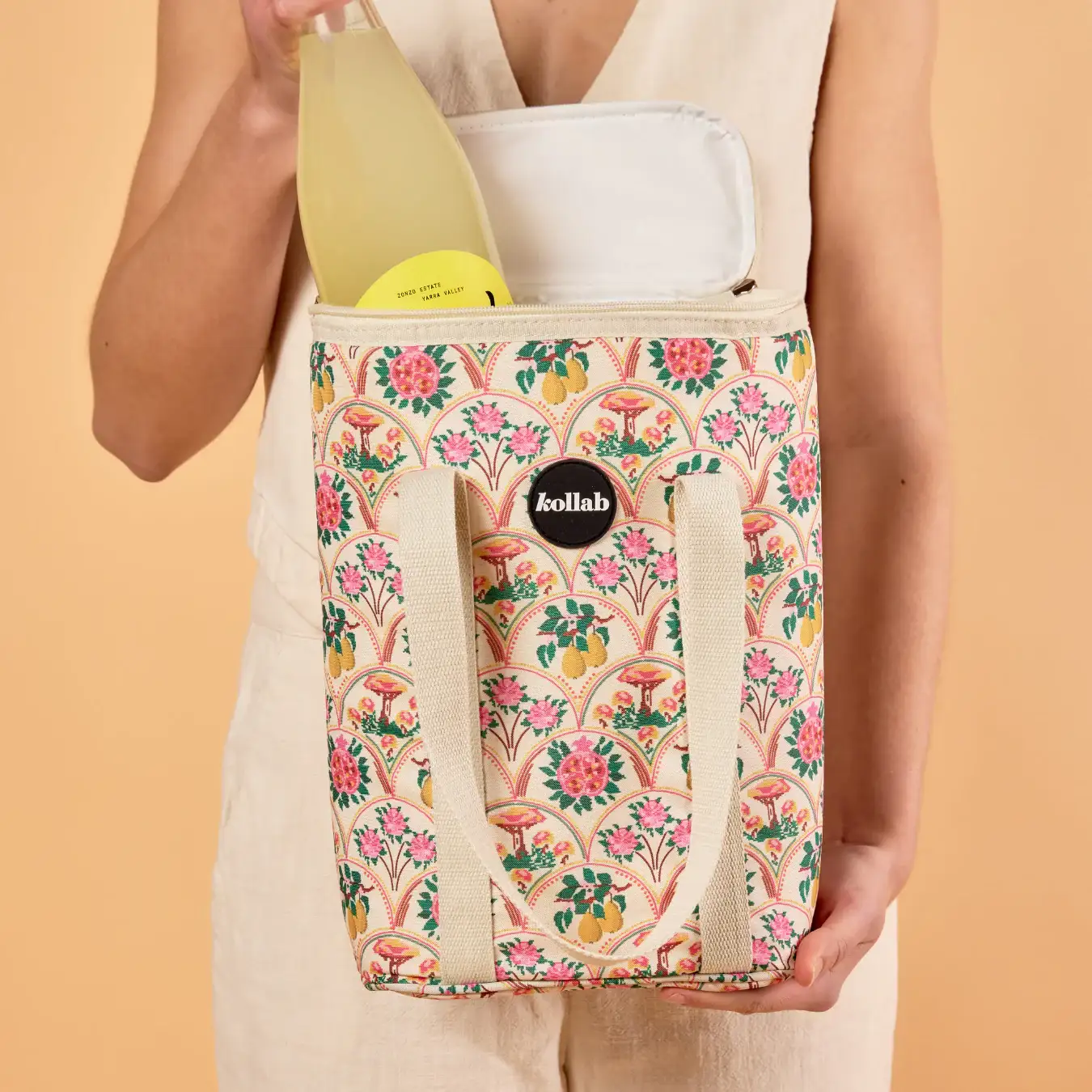 Wine Cooler Bag Needlepoint Garden - Image 3
